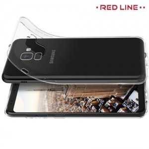 Red Line силиконовый чехол для Samsung Galaxy A8 2018 - Прозрачный