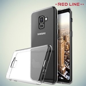 Red Line силиконовый чехол для Samsung Galaxy A8 Plus 2018 - Прозрачный
