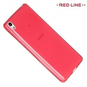 Red Line силиконовый чехол для Sony Xperia E5 F3311 - Полупрозрачный красный