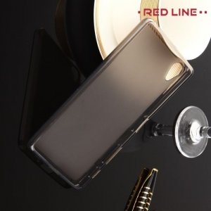 Red Line силиконовый чехол для Sony Xperia X - Полупрозрачный черный