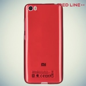 Red Line силиконовый чехол для Xiaomi Mi5 - Красный