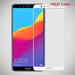 Red Line Закаленное защитное стекло для Huawei Honor 7A - Белый