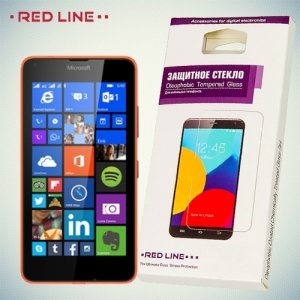 Red Line Закаленное защитное стекло для Microsoft Lumia 640 (3G, LTE, Dual Sim)