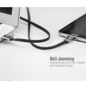 REMAX KingKong Micro USB двусторонний обратимый кабель - чёрный