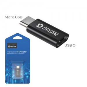 Dream OTG Adapter с Type-C на micro-USB переходник