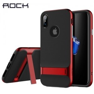 ROCK Royce Series противоударный чехол для iPhone Xs / X - Красный