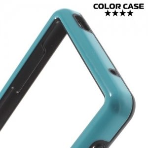 Силиконовый бампер для Sony Xperia Z3 Compact D5803 - Голубой