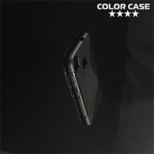 Силиконовый чехол для HTC Desire 10 pro - S-образный Черный