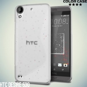 Силиконовый чехол для HTC Desire 530 / 630 - S-образный Прозрачный