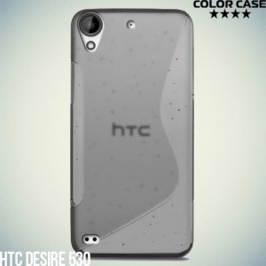 Силиконовый чехол для HTC Desire 530 / 630 - S-образный Серый