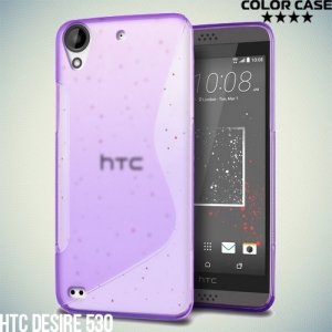 Силиконовый чехол для HTC Desire 530 / 630 - S-образный Фиолетовый