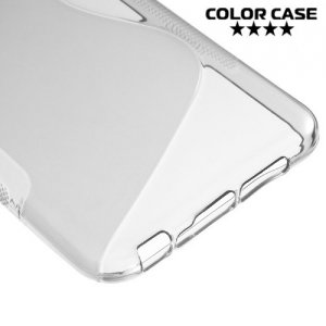 Силиконовый чехол для HTC One A9 - S-образный Серый