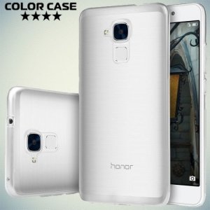 Силиконовый чехол для Huawei Honor 5C - Глянцевый Прозрачный