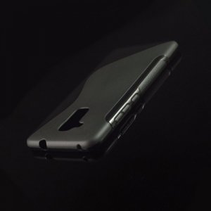 Силиконовый чехол для Huawei Honor 5C - S-образный Черный