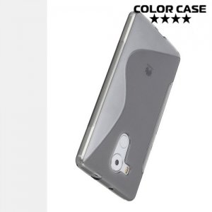Силиконовый чехол для Huawei Mate 8 - S-образный Серый