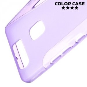 Силиконовый чехол для Huawei P9 - S-образный Фиолетовый