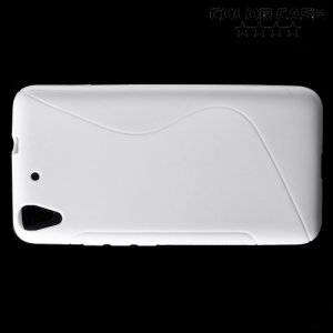 Силиконовый чехол для Huawei Y6 - S-образный Белый
