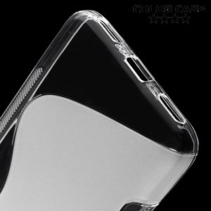 Силиконовый чехол для Huawei Y6 - S-образный Прозрачный