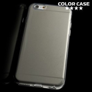 Силиконовый чехол для iPhone 6S / 6 - Глянцевый Серый