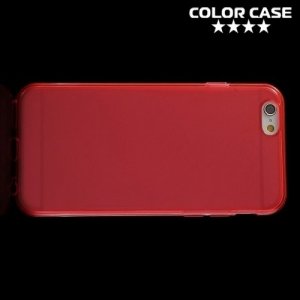 Силиконовый чехол для iPhone 6S / 6 - Глянцевый Красный