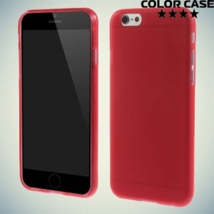 Силиконовый чехол для iPhone 6S / 6 - Матовый Красный