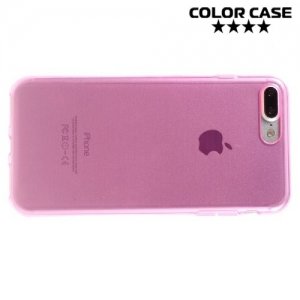 Силиконовый чехол для iPhone 8 Plus / 7 Plus - Глянцевый Розовый