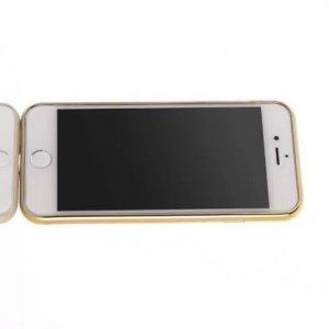 Силиконовый чехол для iPhone 8/7 с металлизированными краями - Винно Красный / Черный