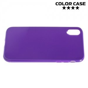 Силиконовый чехол для iPhone 8 - Глянцевый Фиолетовый