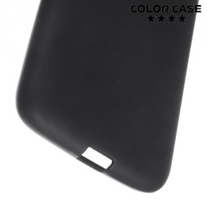 Силиконовый чехол для Motorola Moto G4 / G4 Plus - Матовый Черный