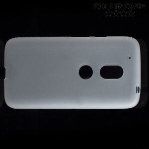 Силиконовый чехол для Motorola Moto G4 / G4 Plus - Матовый Белый