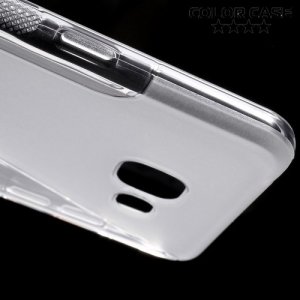 Силиконовый чехол для Samsung Galaxy A5 2016 SM-A510F - S-образный Прозрачный