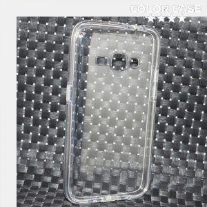 Силиконовый чехол для Samsung Galaxy J1 2016 SM-J120F с заглушками от пыли