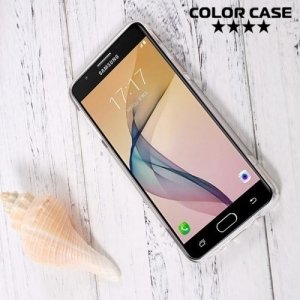 Силиконовый чехол для Samsung Galaxy J5 Prime  - S-образный Прозрачный