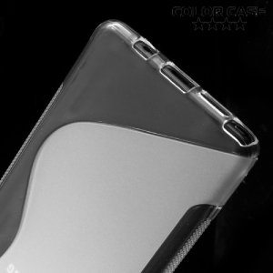 Силиконовый чехол для Samsung Galaxy Note 7 - S-образный Прозрачный