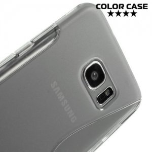 Силиконовый чехол для Samsung Galaxy S7 Edge - Серый