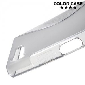Силиконовый чехол для Sony Xperia X Compact - S-образный Серый