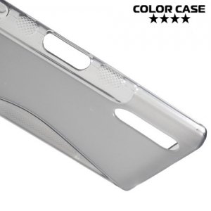 Силиконовый чехол для Sony Xperia XZ / XZs - S-образный Серый