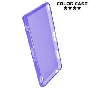 Силиконовый чехол для Sony Xperia Z3 - Матовый Фиолетовый