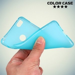Силиконовый чехол для Xiaomi Mi4s - Матовый Голубой