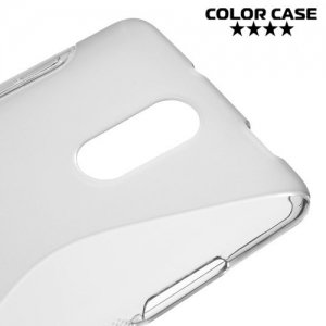 Силиконовый чехол для Xiaomi Redmi Note 3 - S-образный Серый