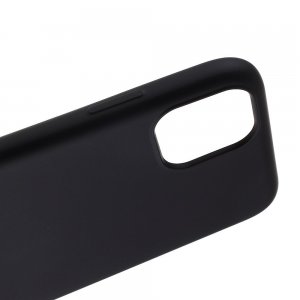 Силиконовый чехол мягкая подкладка из микрофибры для iPhone 11 Pro Черный