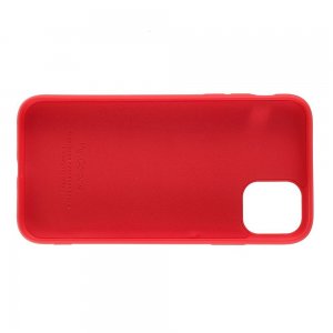 Силиконовый чехол мягкая подкладка из микрофибры для iPhone 11 Pro Красный