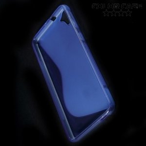 Силиконовый чехол для HTC Desire 826 dual sim - Синий
