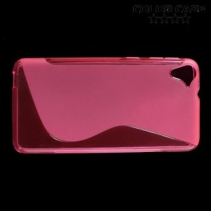 Силиконовый чехол для HTC Desire 826 dual sim - Розовый