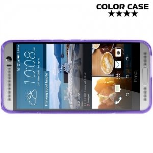 Силиконовый чехол для HTC One М9 Plus S-образный - Фиолетовый