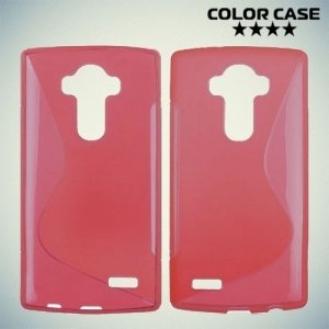 Силиконовый чехол для LG G4 ColorCase - Красный