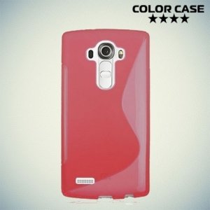 Силиконовый чехол для LG G4 ColorCase - Красный