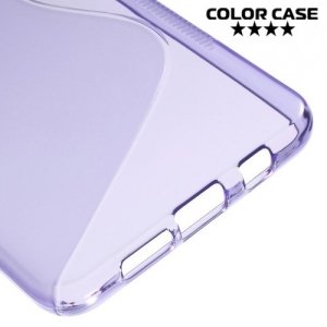 Силиконовый чехол для Samsung Galaxy A5 2016 SM-A510F - S-образный Фиолетовый
