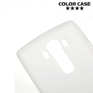 Силиконовый чехол накладка для LG G4 - белый