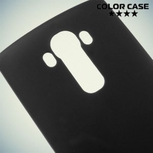 Силиконовый чехол накладка для LG G4 - черный